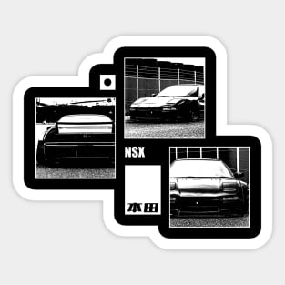 HONDA NSX Black 'N White Archive (Black Version) Sticker